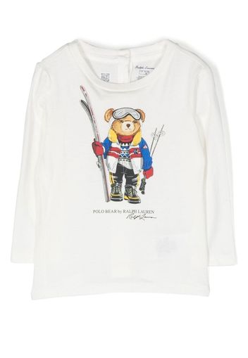 Ralph Lauren Kids Polo Bear long sleeve T-shirt - Weiß