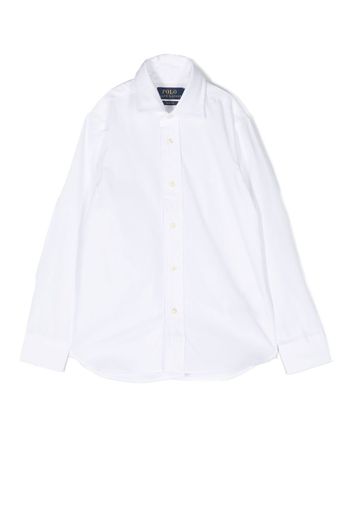 Ralph Lauren Kids classic button-up shirt - Weiß