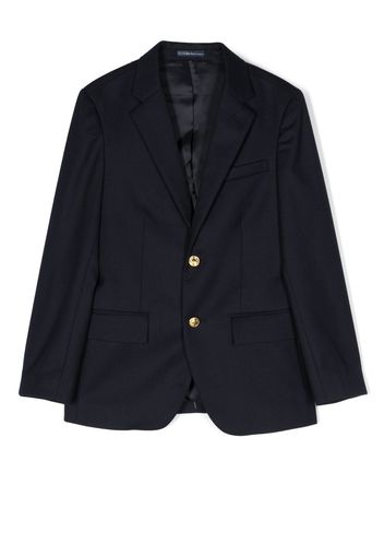 Ralph Lauren Kids single-breasted tailored blazer - Blau