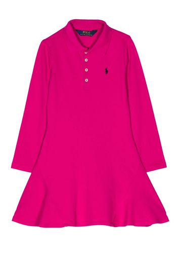 Ralph Lauren Kids Polo Pony polo dress - Rosa