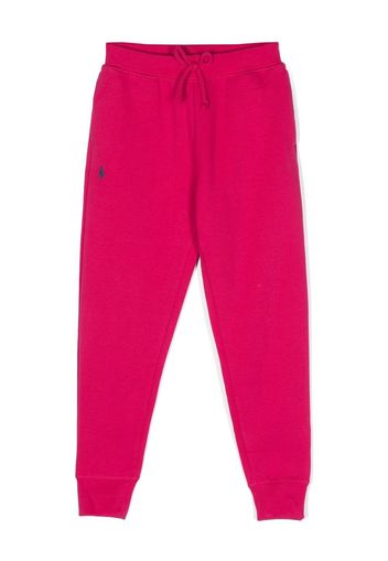 Ralph Lauren Kids Polo Pony motif track pants - Rosa