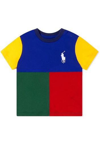 Ralph Lauren Kids color-block T-shirt - Grün