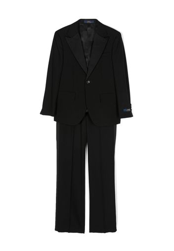 Ralph Lauren Kids single-breasted woollen suit - Schwarz