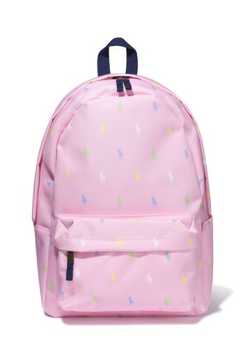 Ralph Lauren Kids Rucksack mit Polo Pony-Print - Rosa