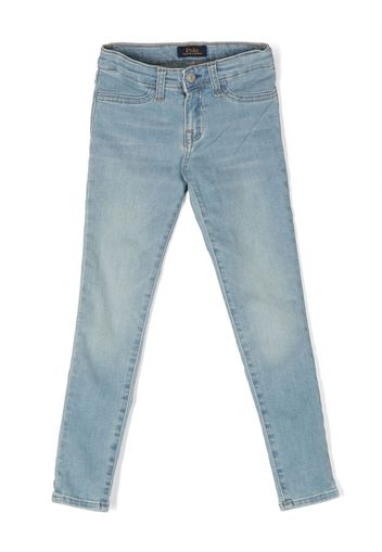 Ralph Lauren Kids skinny-leg jeans - Blau