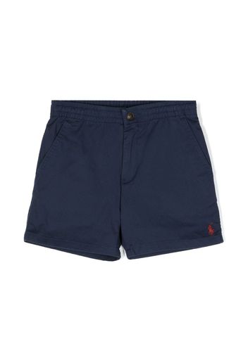 Ralph Lauren Kids Polo Pony chino shorts - Blau