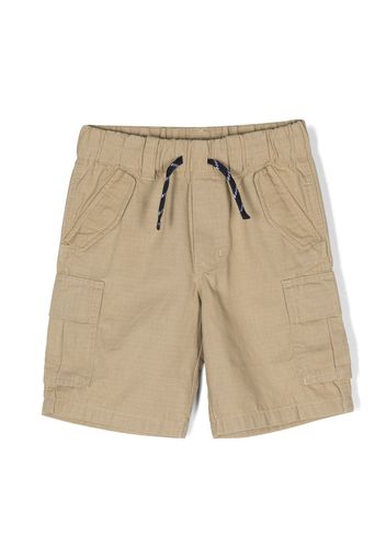 Ralph Lauren Kids logo-embroidered cargo shorts - Nude