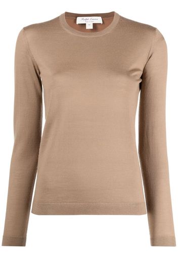 Ralph Lauren Collection cashmere long-sleeve sweater - Braun