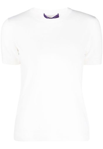 Ralph Lauren Collection cashmere short-sleeve top - Nude