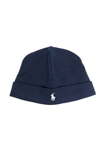 Ralph Lauren Kids Beanie mit Polo Pony-Stickerei - Blau