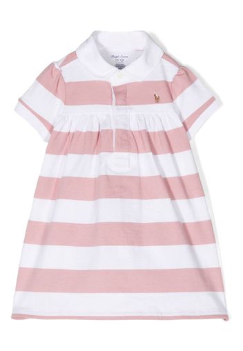 Ralph Lauren Kids striped polo dress set - Rosa