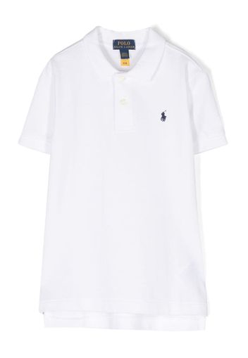 Ralph Lauren Kids embroidered logo polo shirt - Weiß