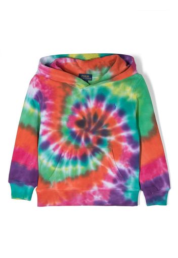 Ralph Lauren Kids tie-dye print hoodie - Rosa