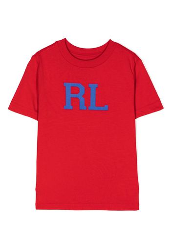 Ralph Lauren Kids logo-print cotton T-shirt - Rot