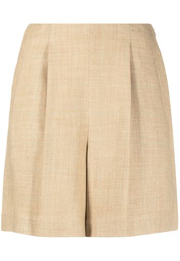 Ralph Lauren Collection high-waisted tailored shorts - Nude