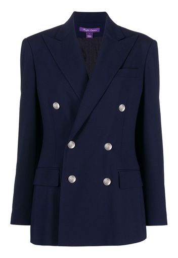 Ralph Lauren Collection double-breasted button-fastening coat - Blau