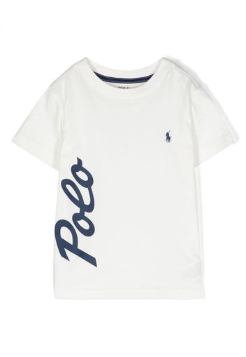 Ralph Lauren Kids Polo Pony-motif cotton T-shirt - Weiß