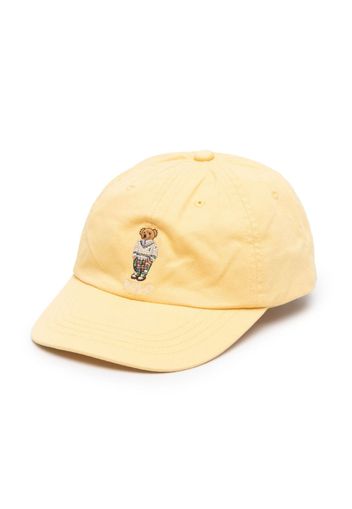 Ralph Lauren Kids Polo Pony-embroidered cotton cap - Gelb