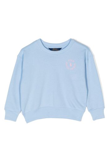 Ralph Lauren Kids Bubble Pop long-sleeved jumper - Blau