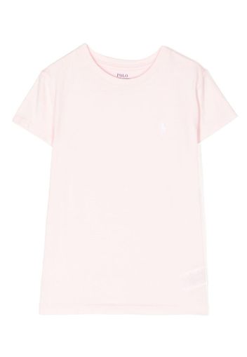 Ralph Lauren Kids short-sleeve cotton T-shirt - Rosa