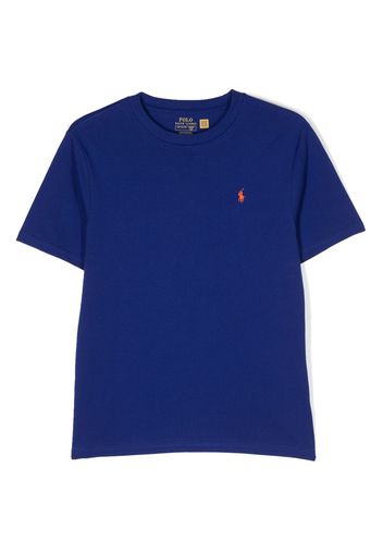 Ralph Lauren Kids Polo Pony cotton T-shirt - Blau