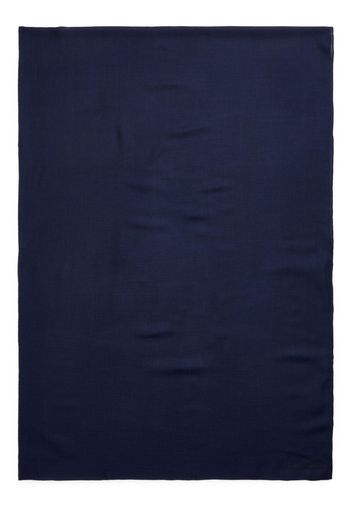 Ralph Lauren Collection Kaschmirschal mit Logo-Stickerei - Blau