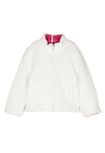 Ralph Lauren Kids stand-up collar reversible jacket - Weiß