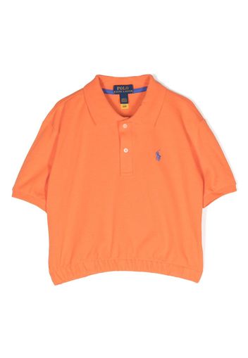 Ralph Lauren Kids Polo Pony cotton polo shirt - Orange