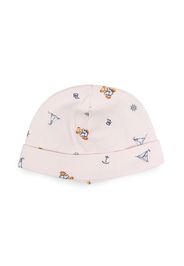 Ralph Lauren Kids Mütze mit Polo Bear-Print - Rosa