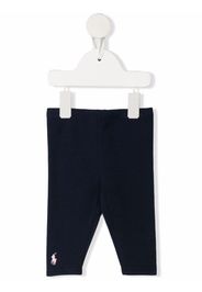 Ralph Lauren Kids Leggings mit Logo - Blau