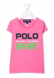 Ralph Lauren Kids T-Shirt mit Logo-Print - Rosa