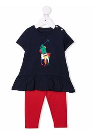 Ralph Lauren Kids Jogginganzug in Colour-Block-Optik - Blau