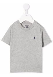 Ralph Lauren Kids Polo Pony-embroidered T-shirt - Grau