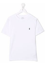 Ralph Lauren Kids Polo Pony-embroidered T-shirt - Weiß