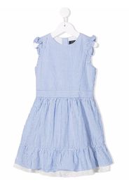 Ralph Lauren Kids striped flared dress - Blau