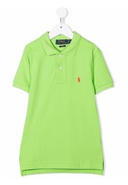 Ralph Lauren Kids embroidered-logo polo shirt - Grün