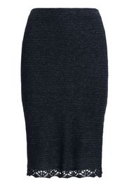 Ralph Lauren Collection ruffle-trim pencil skirt - Blau