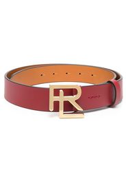 Ralph Lauren Collection logo-buckle leather belt - Rot