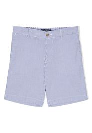 Ralph Lauren Kids striped bermuda shorts - Blau