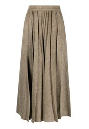 Ralph Lauren Collection Arnav pleated twill skirt - Braun