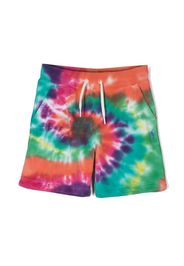 Ralph Lauren Kids tie-dye drawstring shorts - Rot