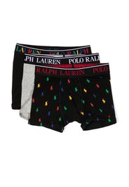 Ralph Lauren Kids Shorts mit Logo-Bund - Schwarz