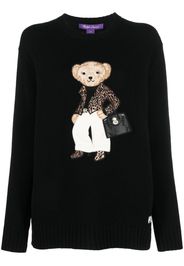 Ralph Lauren Collection Ski Polo Bear Kaschmirpullover - Schwarz