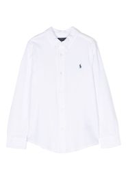 Ralph Lauren Kids Polo Pony cotton shirt - Weiß