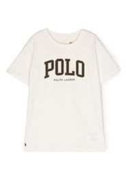 Ralph Lauren Kids logo-embroidered cotton T-shirt - Weiß