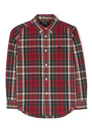 Ralph Lauren Kids plaid-check cotton shirt - Rot