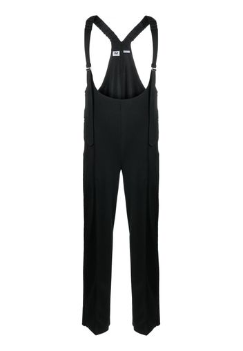 Random Identities scoop-neck sleeveless jumpsuit - Schwarz