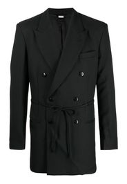 Random Identities long-sleeved drawstring blazer - Schwarz