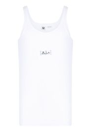 Random Identities logo-print cotton tank top - Weiß