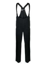 Random Identities scoop-neck sleeveless jumpsuit - Schwarz